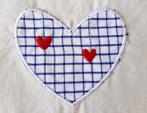 Machine Appliqué with an Embroidery Machine – Step-by-Step Using Upcycled Shirt Fabric